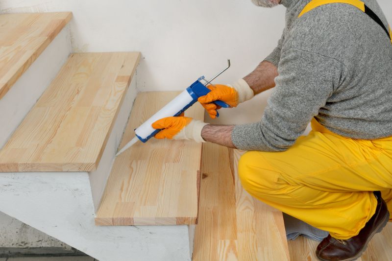 Repaired Wooden Stairs